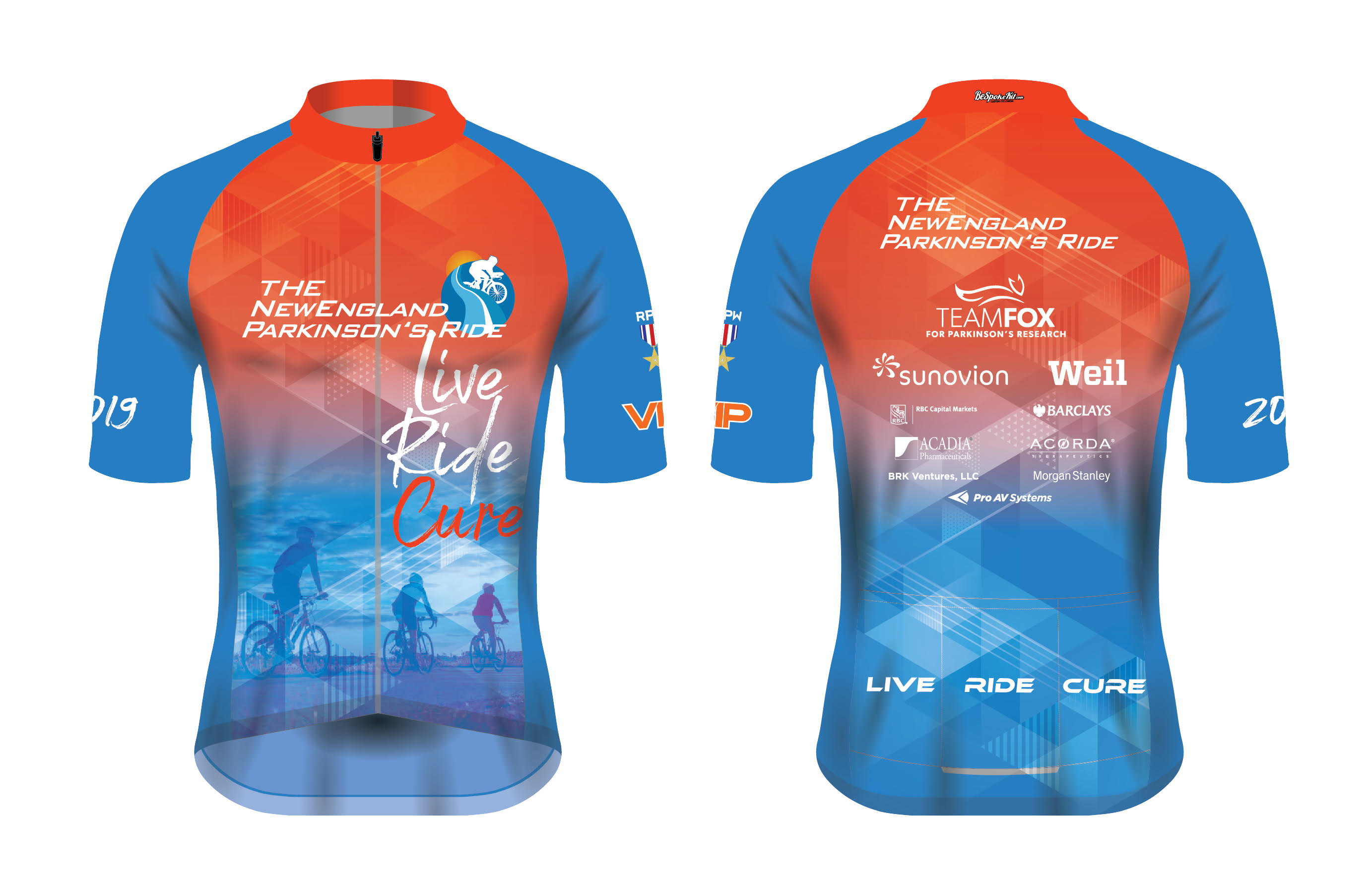 Earn Your Limited Edition 2019 VIP Jersey by July 30th! - New England Parkinson’s Ride